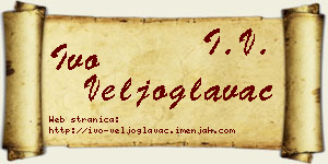 Ivo Veljoglavac vizit kartica